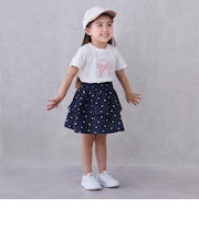 【GOODPRICE】柄フリルスカート