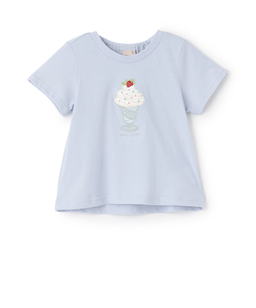 【接触冷感】【WEB限定特別価格】モチーフ半袖Tシャツ