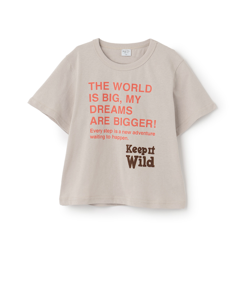 【綿100%】ドリームメッセージロゴ半袖T