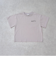 【綿100%】バックメッセージロゴ半袖T