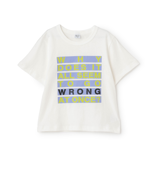 【綿100%】マーカーロゴ半袖T