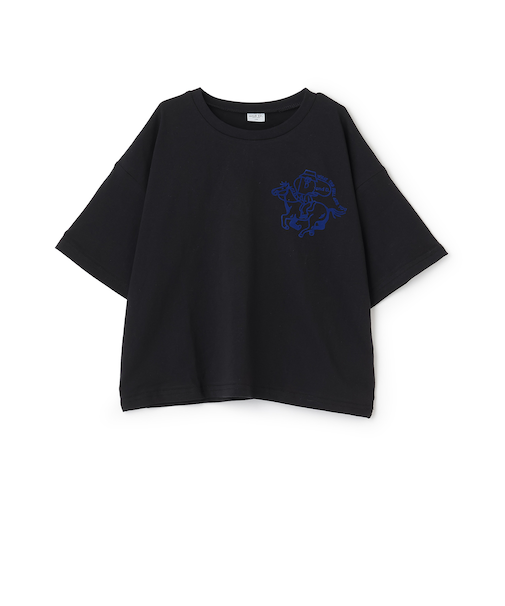 【綿100%】Dジョッキープリント半袖T