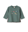 働く車刺しゅう長袖Tシャツ