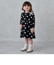【GOODPRICE】柄リボンカットワンピース