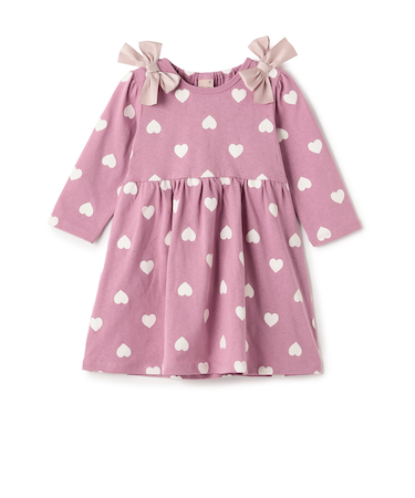【GOODPRICE】柄リボンカットワンピース