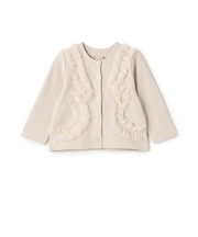 【リンク】チュールフリルカットカーディガン