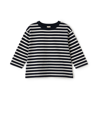 【GOODPRICE/食品防汚】ボーダー長袖T