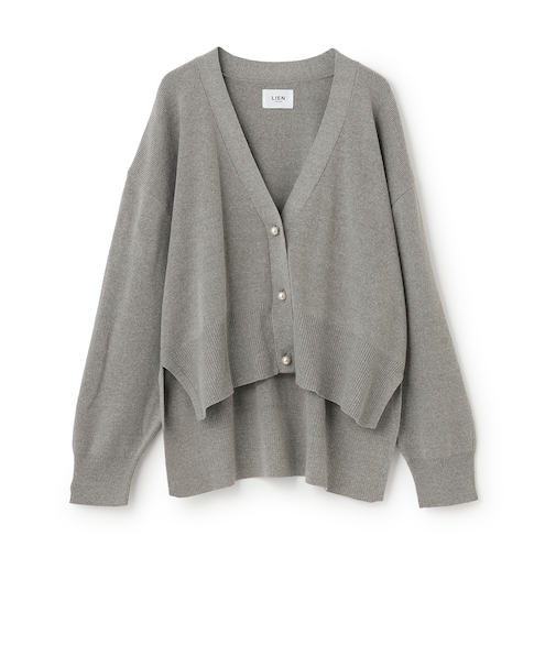 【リンク】パールボタンニットカーディガン