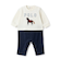 【POLO BCS】アップリケ長袖カバーオール