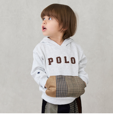 【POLO BCS】パッチワークパーカー