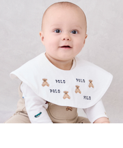 【POLO BCS】モチーフ刺繍スタイ