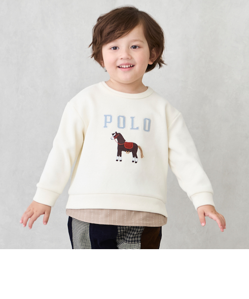 【POLO BCS】アップリケトレーナー