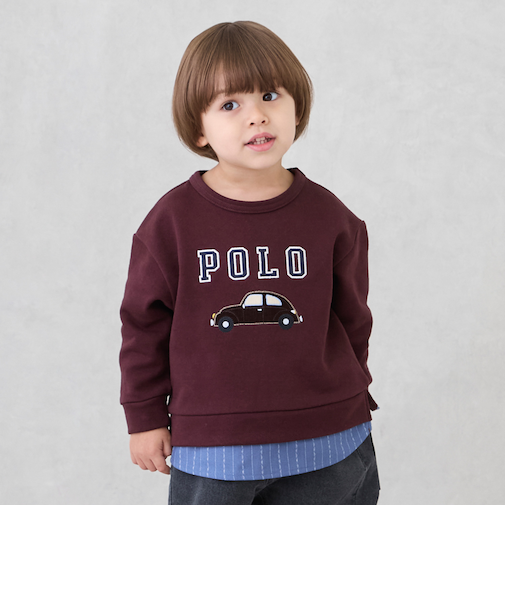 【POLO BCS】アップリケトレーナー