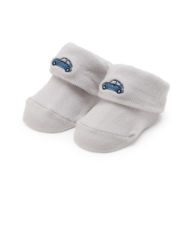 【POLO BCS】くるま刺繍カップソックス