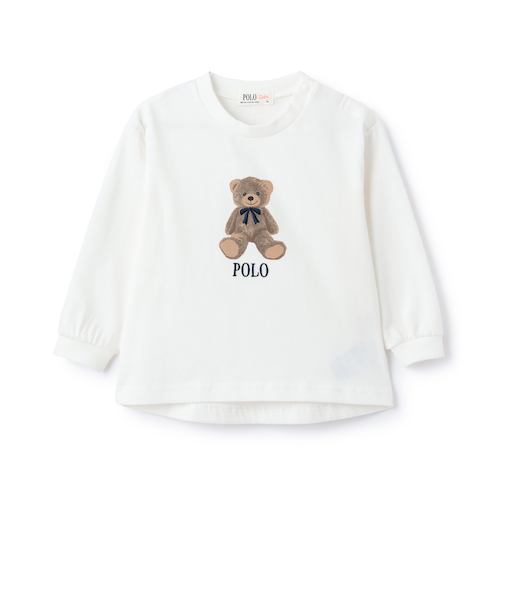 【POLO BCS】くまグラフィック長袖T