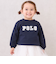 【POLO BCS】ロゴアップリケ長T