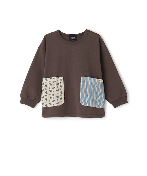 【オーガニック】ポケット長袖Tシャツ