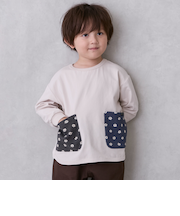 【オーガニック】ポケット長袖Tシャツ
