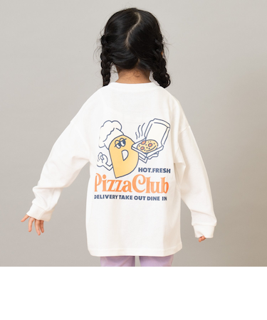 【綿100】【365D.】OFUZAKE柄ロンT