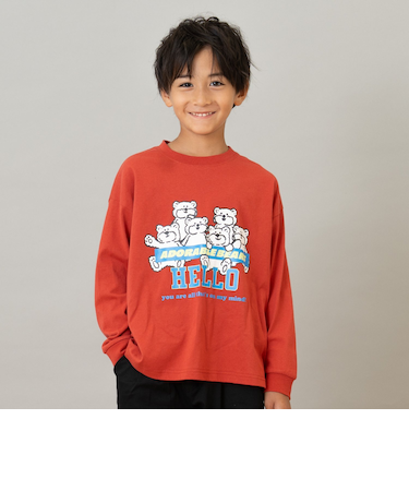 【綿100】【365D.】OFUZAKE柄ロンT