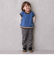 【スマイルシリーズ/防汚】BOYSタックパンツ