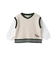 ベストレイヤード長袖Tシャツ