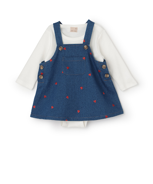 【リンク】刺しゅうサロペSKセットアップ