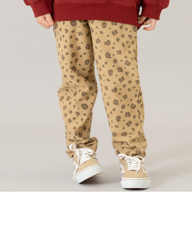 カットツイルテーパード柄パンツ