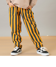 カットツイルテーパード柄パンツ