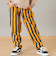 カットツイルテーパード柄パンツ