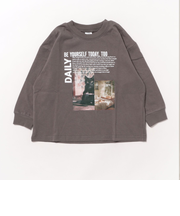 【USAコットン】CATフォトプリントロンT