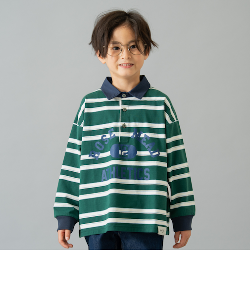 【男女リンク】カレッジプリントラガーロンT