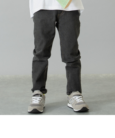 デニムスリムストレートパンツ