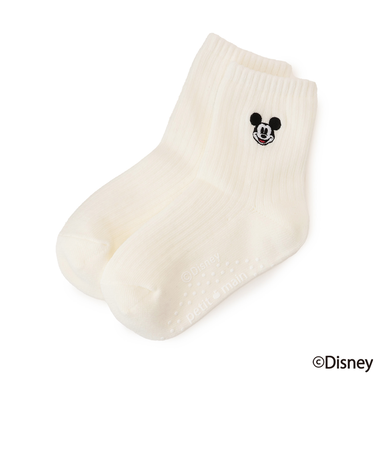 【Disney】ミッキー/刺しゅう靴下