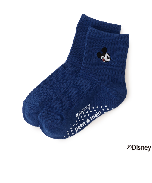 【Disney】ミッキー/刺しゅう靴下