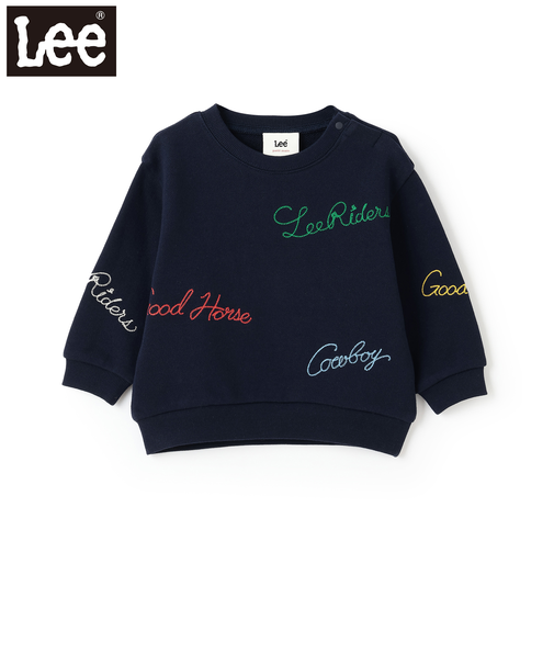 【Lee】ロゴ刺繍トレーナー