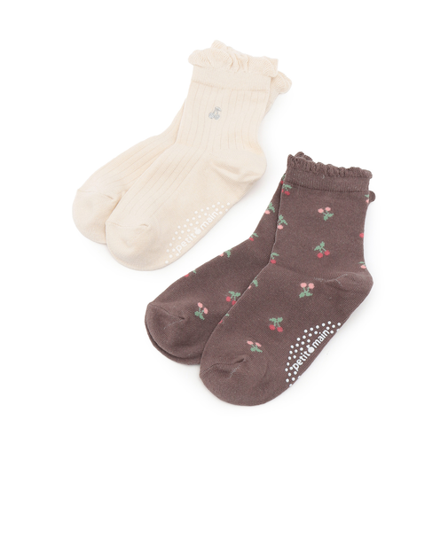 さくらんぼソックス2P