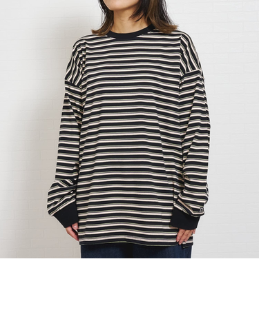 【パパもおそろい】アソートボーダーワイドロンT