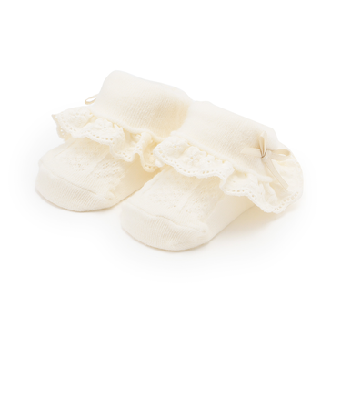 折り返しフリルカップソックス