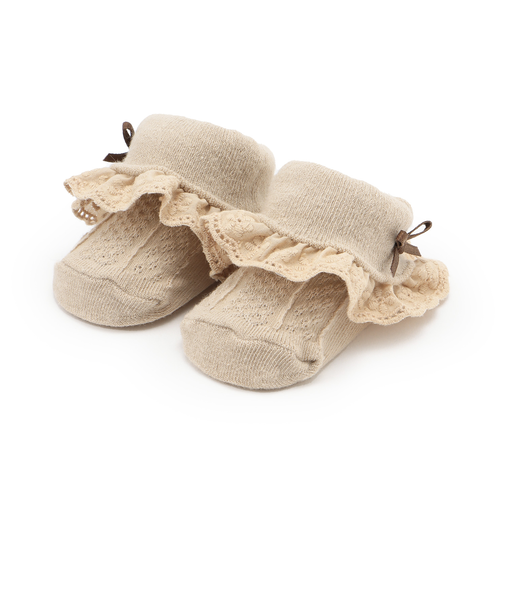 折り返しフリルカップソックス