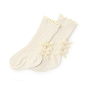 リボンハイソックス