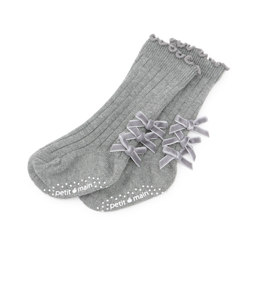 リボンハイソックス