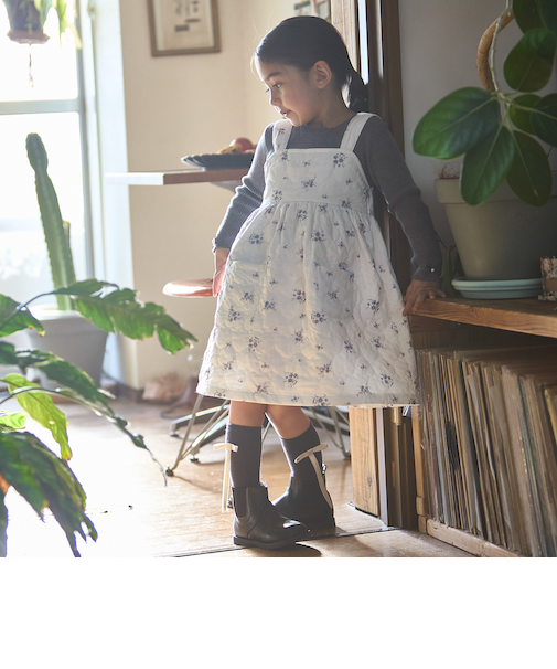 【リンク】キルトジャンパースカート