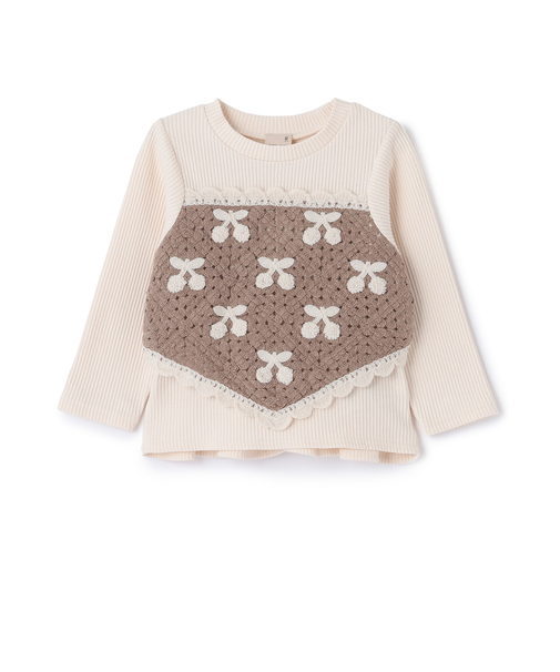 【リンク】クロシェドッキング長袖T