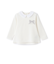 【リンク】衿つきリボン長袖Tシャツ