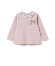 【リンク】衿つきリボン長袖Tシャツ