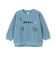 ロゴモチーフ接結長袖Tシャツ