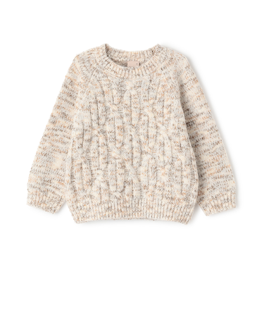 【ウォッシャブル】MIX糸ニット