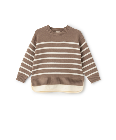 【ウォッシャブル】ボーダーニット