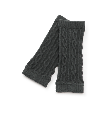 もこもこケーブルレッグウォーマー